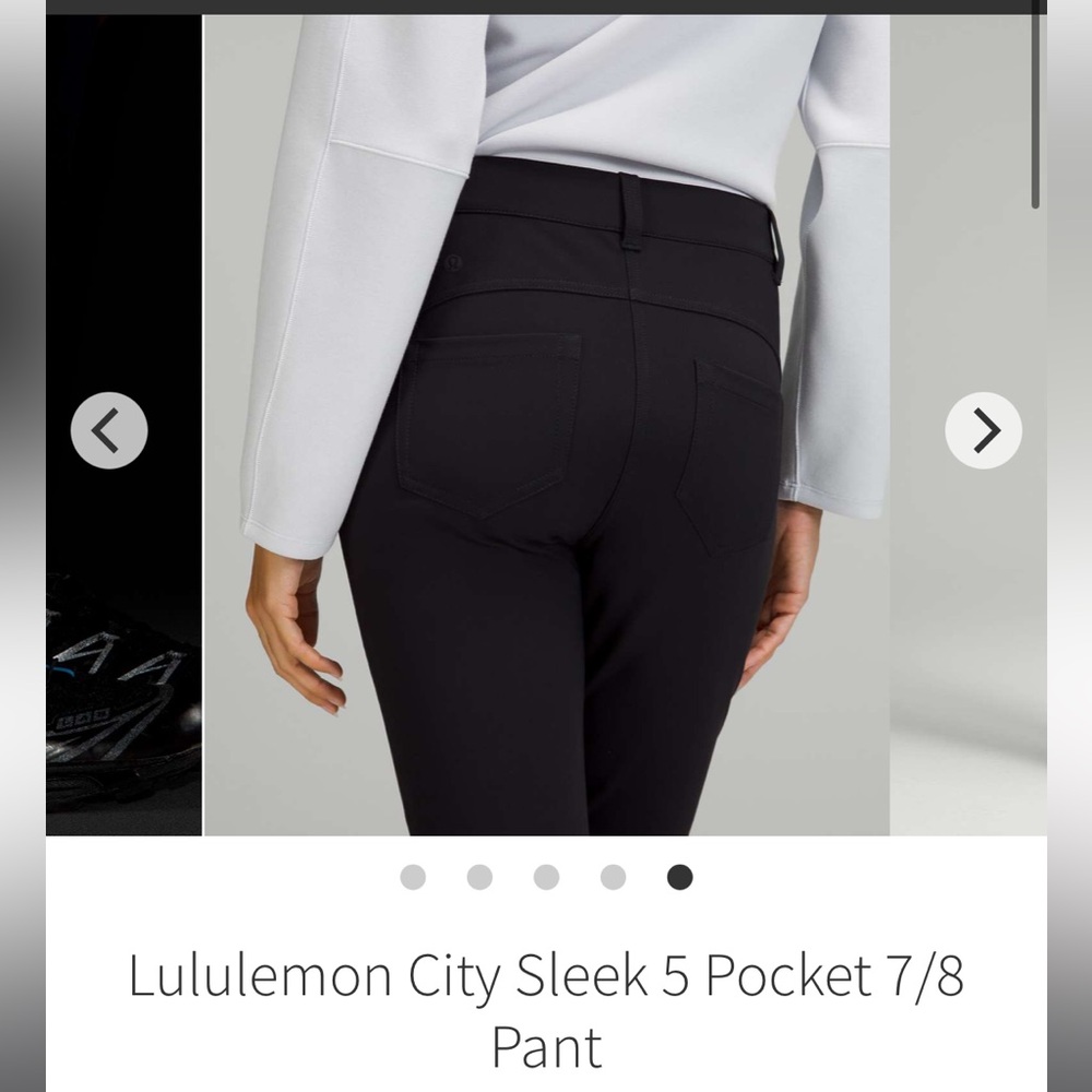 Lululemon City Sleek Slim Fit 5 pocket pants